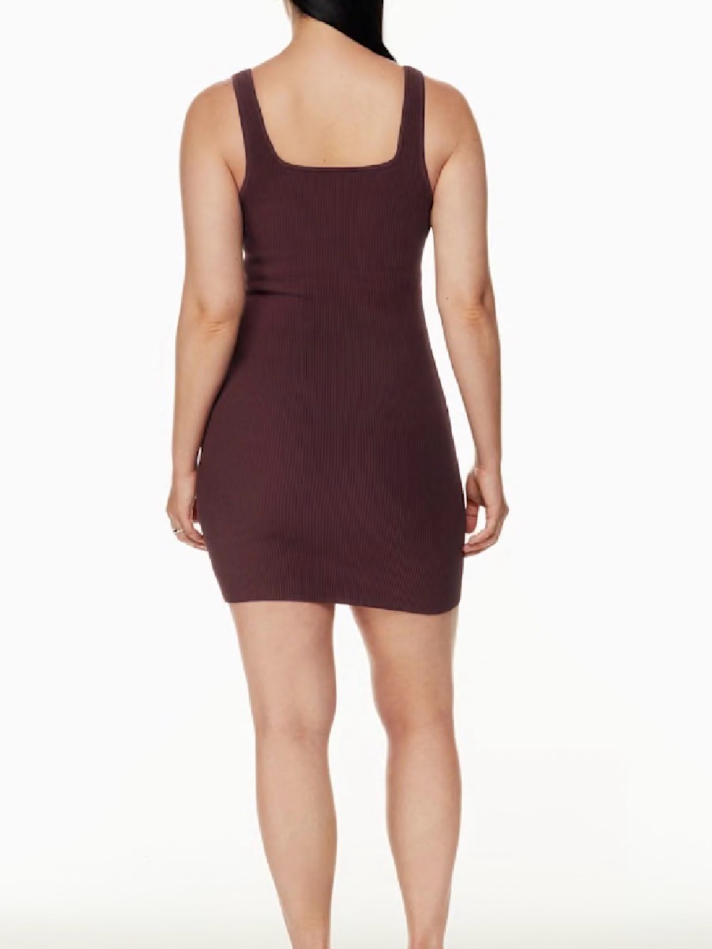 Aritzia Babaton Sculpt Knit Notch Dress - Picture 2 of 8